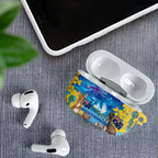 Happy Australia Flag Day AirPods Case Aussie Animals Grunge Style