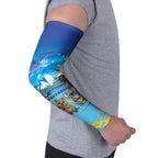 Happy Australia Flag Day Arm Sleeves Aussie Animals Grunge Style