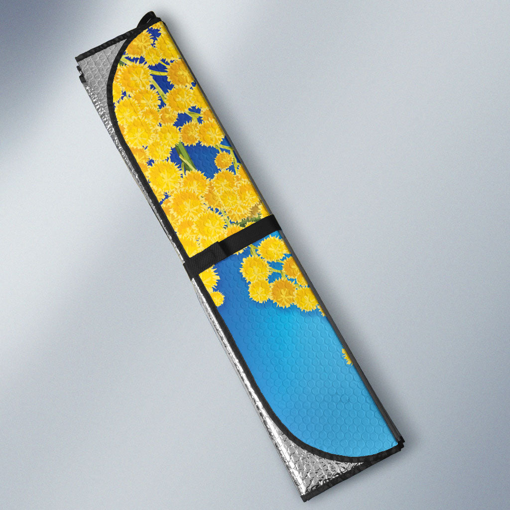 Happy Australia Flag Day Auto Sun Shade Aussie Animals Grunge Style