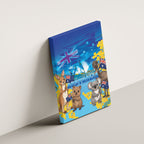 Happy Australia Flag Day Canvas Wall Art Aussie Animals Grunge Style