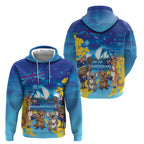 Happy Australia Flag Day Hoodie Aussie Animals Grunge Style
