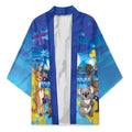 Happy Australia Flag Day Kimono Aussie Animals Grunge Style