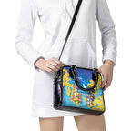 Happy Australia Flag Day Shoulder Handbag Aussie Animals Grunge Style
