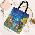 Happy Australia Flag Day Tote Bag Aussie Animals Grunge Style