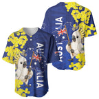 Australia Cockatoo Baseball Jersey Aussie Flag With Golden Wattle