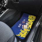 Australia Cockatoo Car Mats Aussie Flag With Golden Wattle