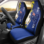 Australia Cockatoo Car Seat Cover Aussie Flag With Golden Wattle