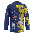Australia Cockatoo Hockey Jersey Aussie Flag With Golden Wattle