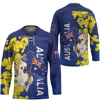 Australia Cockatoo Hockey Jersey Aussie Flag With Golden Wattle