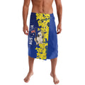 Australia Cockatoo Lavalava Aussie Flag With Golden Wattle