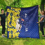 Australia Cockatoo Quilt Aussie Flag With Golden Wattle