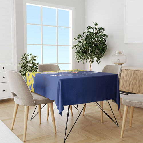 Australia Cockatoo Tablecloth Aussie Flag With Golden Wattle