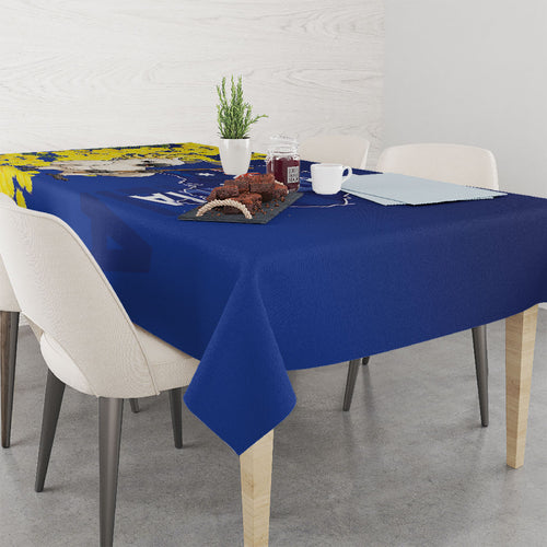Australia Cockatoo Tablecloth Aussie Flag With Golden Wattle