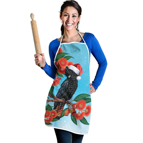 Australia Cockatoo Festive Christmas Apron