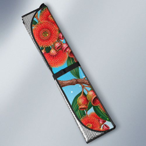 Australia Cockatoo Festive Christmas Auto Sun Shade