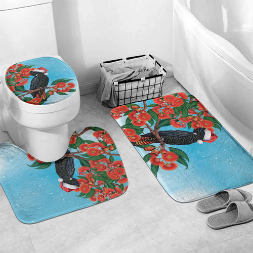Australia Cockatoo Festive Christmas Bathroom Set