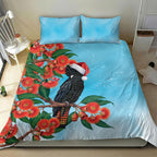 Australia Cockatoo Festive Christmas Bedding Set