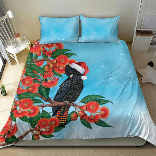 Australia Cockatoo Festive Christmas Bedding Set