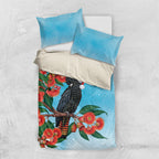 Australia Cockatoo Festive Christmas Bedding Set