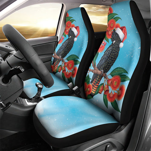 Australia Cockatoo Festive Christmas Car Seat Cover