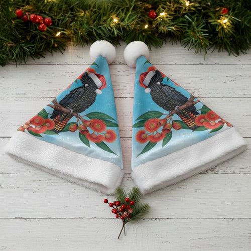 Australia Cockatoo Festive Christmas Santa Hat