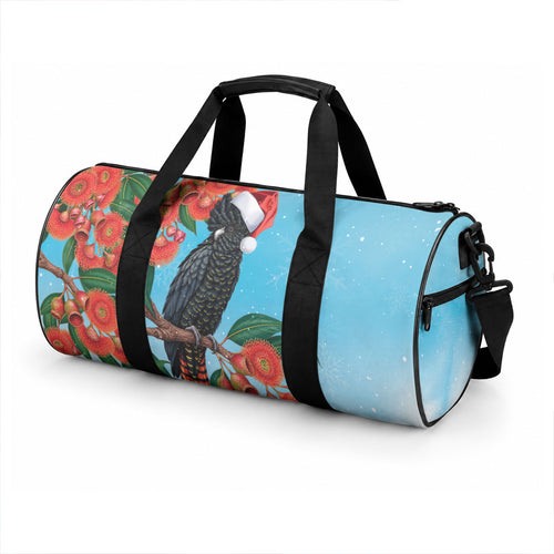 Australia Cockatoo Festive Christmas Duffle Bag