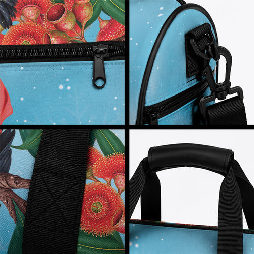 Australia Cockatoo Festive Christmas Duffle Bag