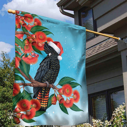 Australia Cockatoo Festive Christmas Garden Flag