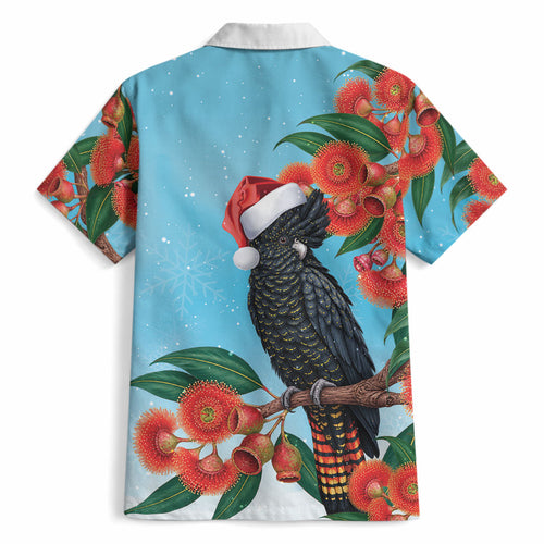 Australia Cockatoo Festive Christmas Hawaiian Shirt