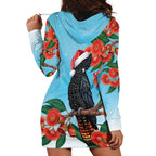 Australia Cockatoo Festive Christmas Hoodie Dress