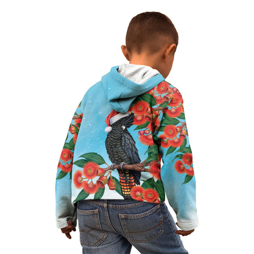 Australia Cockatoo Festive Christmas Kid Hoodie