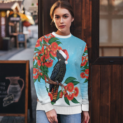 Australia Cockatoo Festive Christmas Ugly Christmas Sweater