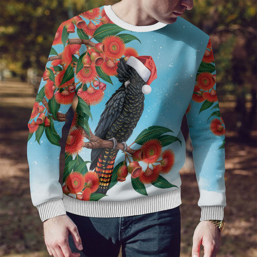 Australia Cockatoo Festive Christmas Ugly Christmas Sweater