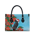 Australia Cockatoo Festive Christmas Leather Bag