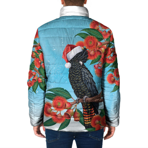 Australia Cockatoo Festive Christmas Padded Jacket