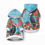 Australia Cockatoo Festive Christmas Pet Hoodie
