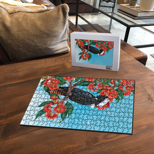 Australia Cockatoo Festive Christmas Puzzle