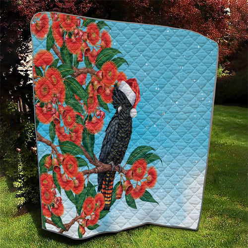 Australia Cockatoo Festive Christmas Quilt
