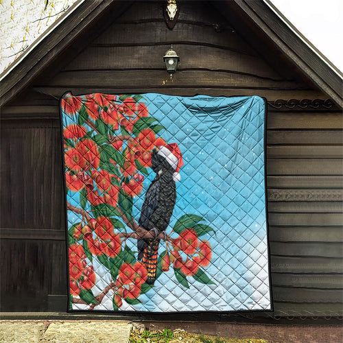 Australia Cockatoo Festive Christmas Quilt