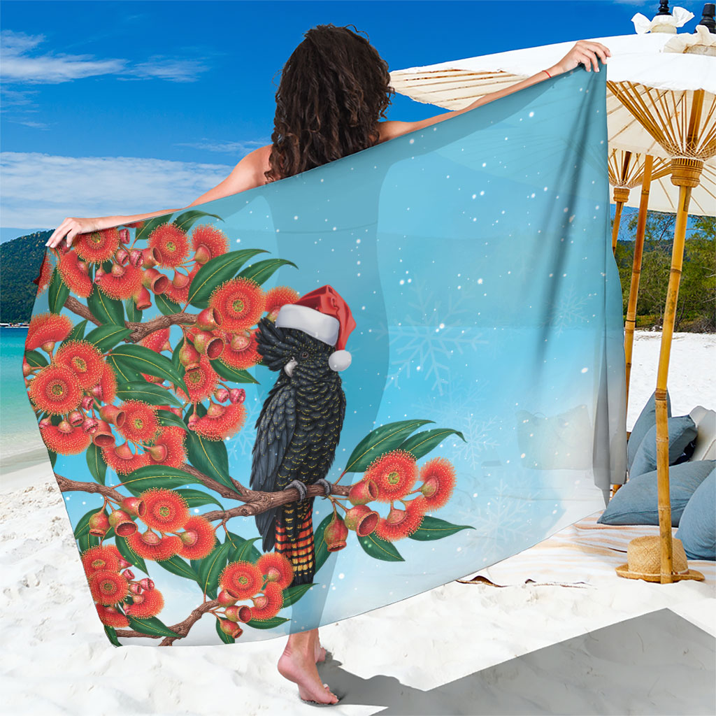 Australia Cockatoo Festive Christmas Sarong