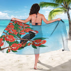 Australia Cockatoo Festive Christmas Sarong