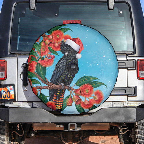 Australia Cockatoo Festive Christmas Spare Tire Cover