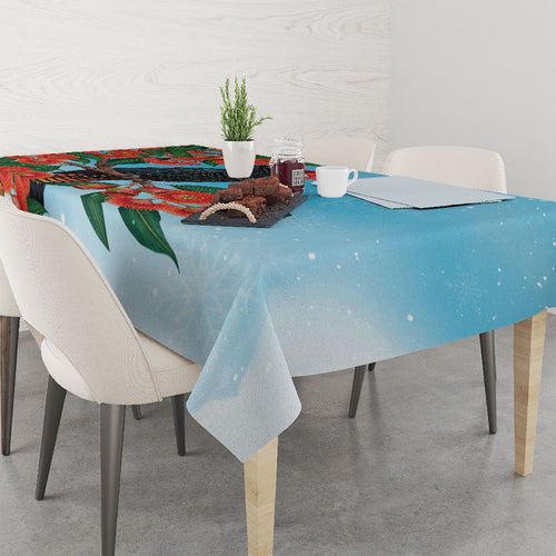 Australia Cockatoo Festive Christmas Tablecloth