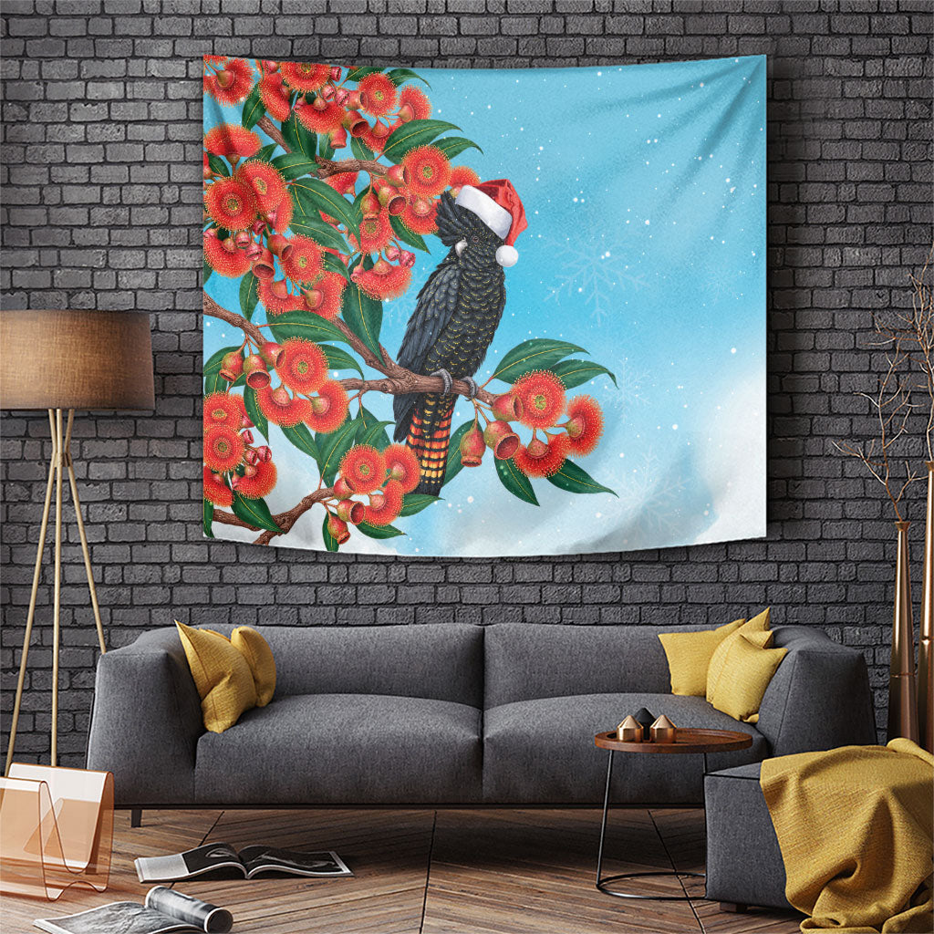 Australia Cockatoo Festive Christmas Tapestry