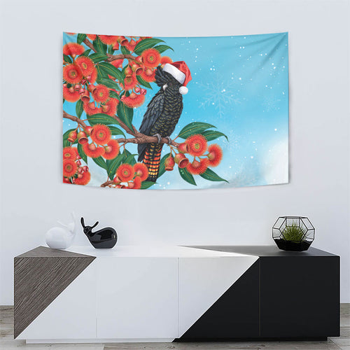 Australia Cockatoo Festive Christmas Tapestry