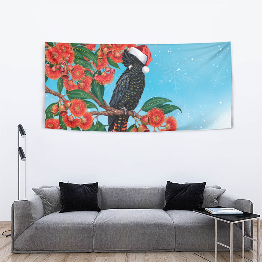 Australia Cockatoo Festive Christmas Tapestry