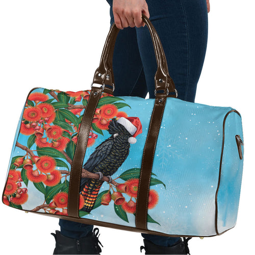 Australia Cockatoo Festive Christmas Travel Bag