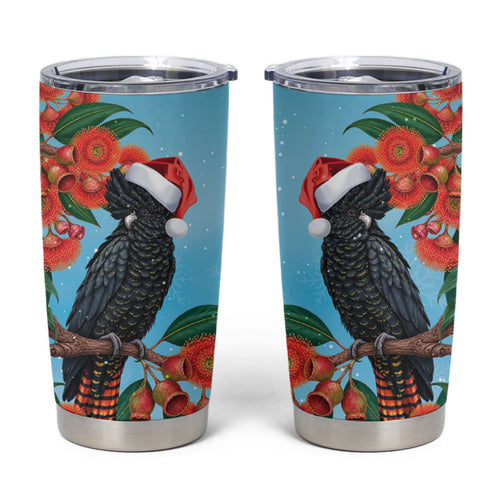 Australia Cockatoo Festive Christmas Tumbler Cup
