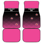 New Zealand Women Cricket Car Mats Pink Simple Style