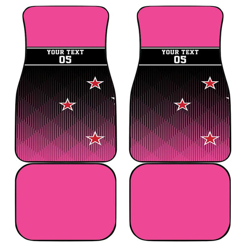 New Zealand Women Cricket Car Mats Pink Simple Style